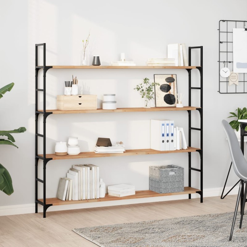vidaXL Schweberegale 4 Stk. 120x20x2 cm Massivholz Akazie Ölbehandelt vidaXL Schweberegale 4 Stk. 120x20x2 cm Massivholz Akazie Ölbehandelt