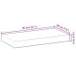 vidaXL Schweberegal 40x20x4 cm Ölbeschichtung Massivholz Akazie vidaXL Schweberegal 40x20x4 cm Ölbeschichtung Massivholz Akazie