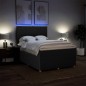 vidaXL Boxspringbett mit Matratze Schwarz 140x200 cm Stoff vidaXL Boxspringbett mit Matratze Schwarz 140x200 cm Stoff