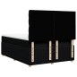 vidaXL Boxspringbett mit Matratze Schwarz 140x200 cm Stoff vidaXL Boxspringbett mit Matratze Schwarz 140x200 cm Stoff