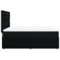 vidaXL Boxspringbett mit Matratze Schwarz 140x200 cm Stoff vidaXL Boxspringbett mit Matratze Schwarz 140x200 cm Stoff