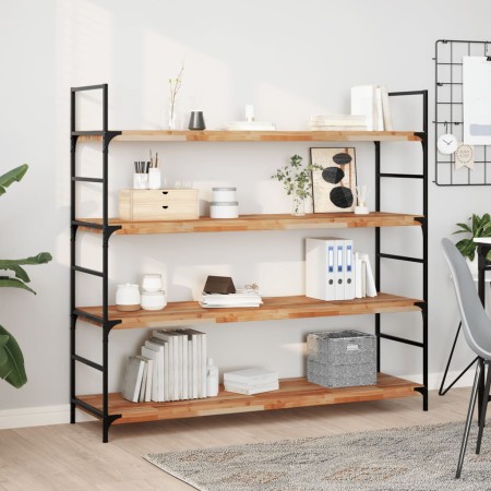 vidaXL Schweberegale 2 Stk. 120x40x4 cm Massivholz Akazie Ölbehandelt