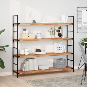 vidaXL Schweberegal 160x30x4 cm Massivholz Akazie Ölbehandelt