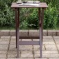 vidaXL Beistelltisch Klappbar Braun Massivholz Pappel vidaXL Beistelltisch Klappbar Braun Massivholz Pappel