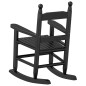 vidaXL Schaukelstuhl für Kinder Schwarz Massivholz Pappel vidaXL Schaukelstuhl für Kinder Schwarz Massivholz Pappel