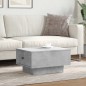vidaXL Couchtisch Betongrau 60x45x31 cm Holzwerkstoff vidaXL Couchtisch Betongrau 60x45x31 cm Holzwerkstoff