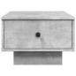 vidaXL Couchtisch Betongrau 60x45x31 cm Holzwerkstoff vidaXL Couchtisch Betongrau 60x45x31 cm Holzwerkstoff