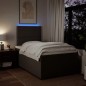 vidaXL Boxspringbett mit Matratze Hellgrau 120x200 cm Stoff vidaXL Boxspringbett mit Matratze Hellgrau 120x200 cm Stoff