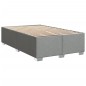 vidaXL Boxspringbett mit Matratze Hellgrau 120x200 cm Stoff vidaXL Boxspringbett mit Matratze Hellgrau 120x200 cm Stoff
