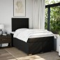 vidaXL Boxspringbett mit Matratze Schwarz 120x200 cm Stoff vidaXL Boxspringbett mit Matratze Schwarz 120x200 cm Stoff