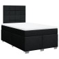 vidaXL Boxspringbett mit Matratze Schwarz 120x200 cm Stoff vidaXL Boxspringbett mit Matratze Schwarz 120x200 cm Stoff