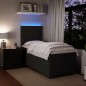 vidaXL Boxspringbett mit Matratze Schwarz 90x200 cm Samt vidaXL Boxspringbett mit Matratze Schwarz 90x200 cm Samt