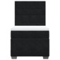 vidaXL Boxspringbett mit Matratze Schwarz 90x200 cm Samt vidaXL Boxspringbett mit Matratze Schwarz 90x200 cm Samt