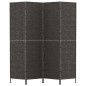Paravent 4-tlg. Schwarz 163x180 cm Wasserhyazinthe Paravent 4-tlg. Schwarz 163x180 cm Wasserhyazinthe