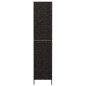 Paravent 4-tlg. Schwarz 163x180 cm Wasserhyazinthe Paravent 4-tlg. Schwarz 163x180 cm Wasserhyazinthe