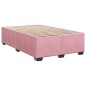 vidaXL Boxspringbett mit Matratze Rosa 120x200 cm Samt vidaXL Boxspringbett mit Matratze Rosa 120x200 cm Samt