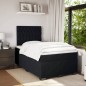 vidaXL Boxspringbett mit Matratze Schwarz 120x200 cm Samt vidaXL Boxspringbett mit Matratze Schwarz 120x200 cm Samt