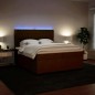 vidaXL Boxspringbett mit Matratze Rosa 200x200 cm Samt vidaXL Boxspringbett mit Matratze Rosa 200x200 cm Samt