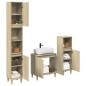 vidaXL 3-tlg. Badmöbel-Set Sonoma-Eiche Holzwerkstoff vidaXL 3-tlg. Badmöbel-Set Sonoma-Eiche Holzwerkstoff
