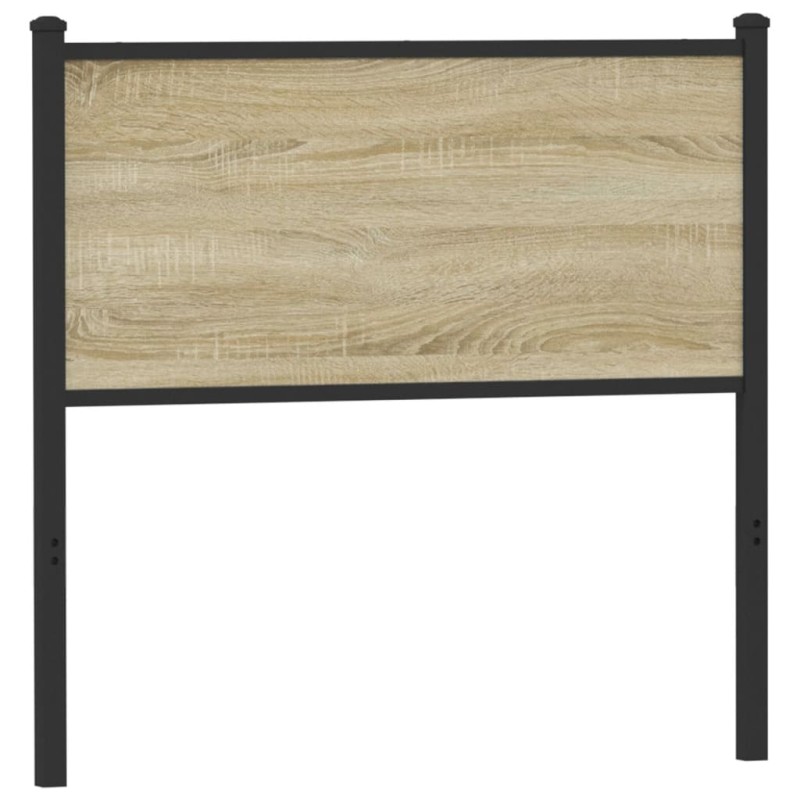 vidaXL Kopfteil Sonoma-Eiche 75 cm Holzwerkstoff und Stahl vidaXL Kopfteil Sonoma-Eiche 75 cm Holzwerkstoff und Stahl