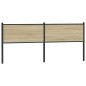vidaXL Kopfteil Sonoma-Eiche 200 cm Holzwerkstoff und Stahl vidaXL Kopfteil Sonoma-Eiche 200 cm Holzwerkstoff und Stahl