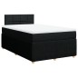 vidaXL Boxspringbett mit Matratze Schwarz 120x200 cm Stoff vidaXL Boxspringbett mit Matratze Schwarz 120x200 cm Stoff