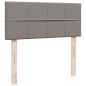vidaXL Boxspringbett mit Matratze Taupe 120x200 cm Stoff vidaXL Boxspringbett mit Matratze Taupe 120x200 cm Stoff