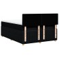 vidaXL Boxspringbett mit Matratze Schwarz 140x190 cm Stoff vidaXL Boxspringbett mit Matratze Schwarz 140x190 cm Stoff