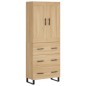 Highboard Sonoma-Eiche 69,5x34x180 cm Holzwerkstoff Highboard Sonoma-Eiche 69,5x34x180 cm Holzwerkstoff