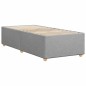 vidaXL Bettgestell Hellgrau 90x200 cm Stoff vidaXL Bettgestell Hellgrau 90x200 cm Stoff