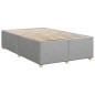 vidaXL Bettgestell Hellgrau 120x190 cm Stoff vidaXL Bettgestell Hellgrau 120x190 cm Stoff