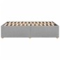 vidaXL Bettgestell Hellgrau 120x190 cm Stoff vidaXL Bettgestell Hellgrau 120x190 cm Stoff