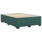 vidaXL Bettgestell ohne Matratze Dunkelgrün 160x200 cm Samt vidaXL Bettgestell ohne Matratze Dunkelgrün 160x200 cm Samt