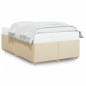 vidaXL Bettgestell Creme 120x190 cm Stoff vidaXL Bettgestell Creme 120x190 cm Stoff
