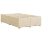 vidaXL Bettgestell Creme 120x190 cm Stoff vidaXL Bettgestell Creme 120x190 cm Stoff
