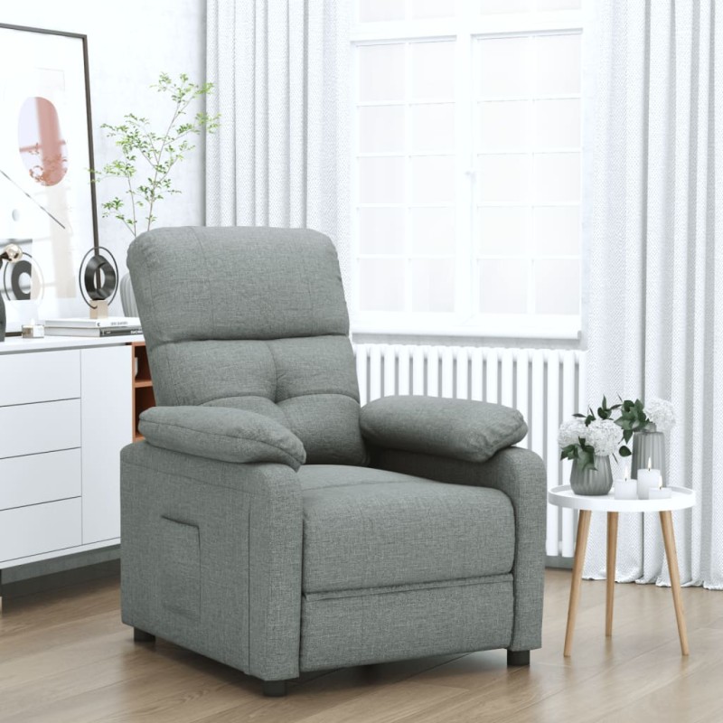 Relaxsessel Dunkelgrau Stoff Relaxsessel Dunkelgrau Stoff