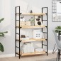 vidaXL Schweberegale 4 Stk. 100x30x4 cm Massivholz Akazie Unbehandelt vidaXL Schweberegale 4 Stk. 100x30x4 cm Massivholz Akazie Unbehandelt