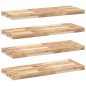 vidaXL Schweberegale 4 Stk. 100x30x4 cm Massivholz Akazie Unbehandelt vidaXL Schweberegale 4 Stk. 100x30x4 cm Massivholz Akazie Unbehandelt