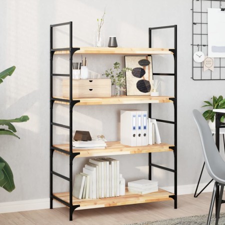 vidaXL Schweberegale 2 Stk. 60x40x4 cm Massivholz Akazie Unbehandelt