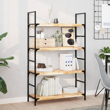 vidaXL Schweberegal 80x30x4 cm Massivholz Akazie Unbehandelt