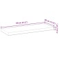 vidaXL Schweberegal 80x30x4 cm Massivholz Akazie Unbehandelt vidaXL Schweberegal 80x30x4 cm Massivholz Akazie Unbehandelt