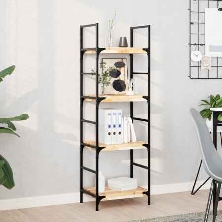 vidaXL Schweberegal 60x30x4 cm Massivholz Akazie Unbehandelt
