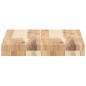 vidaXL Schweberegal 60x30x4 cm Massivholz Akazie Unbehandelt vidaXL Schweberegal 60x30x4 cm Massivholz Akazie Unbehandelt