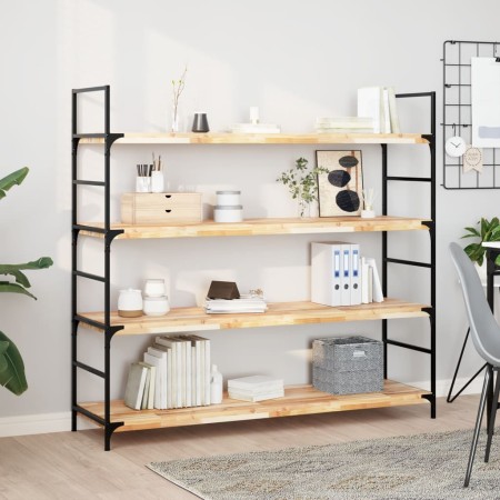 vidaXL Schweberegale 3 Stk. 120x40x4 cm Massivholz Akazie Unbehandelt