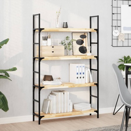 vidaXL Schweberegale 2 Stk. 80x20x4 cm Massivholz Akazie Unbehandelt