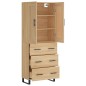 Highboard Sonoma-Eiche 69,5x34x180 cm Holzwerkstoff Highboard Sonoma-Eiche 69,5x34x180 cm Holzwerkstoff