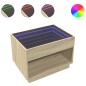 vidaXL Couchtisch mit Infinity-LED Sonoma-Eiche 70x50x50 cm vidaXL Couchtisch mit Infinity-LED Sonoma-Eiche 70x50x50 cm