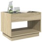 vidaXL Couchtisch mit Infinity-LED Sonoma-Eiche 70x50x50 cm vidaXL Couchtisch mit Infinity-LED Sonoma-Eiche 70x50x50 cm