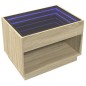 vidaXL Couchtisch mit Infinity-LED Sonoma-Eiche 70x50x50 cm vidaXL Couchtisch mit Infinity-LED Sonoma-Eiche 70x50x50 cm