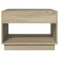 vidaXL Couchtisch mit Infinity-LED Sonoma-Eiche 70x50x50 cm vidaXL Couchtisch mit Infinity-LED Sonoma-Eiche 70x50x50 cm